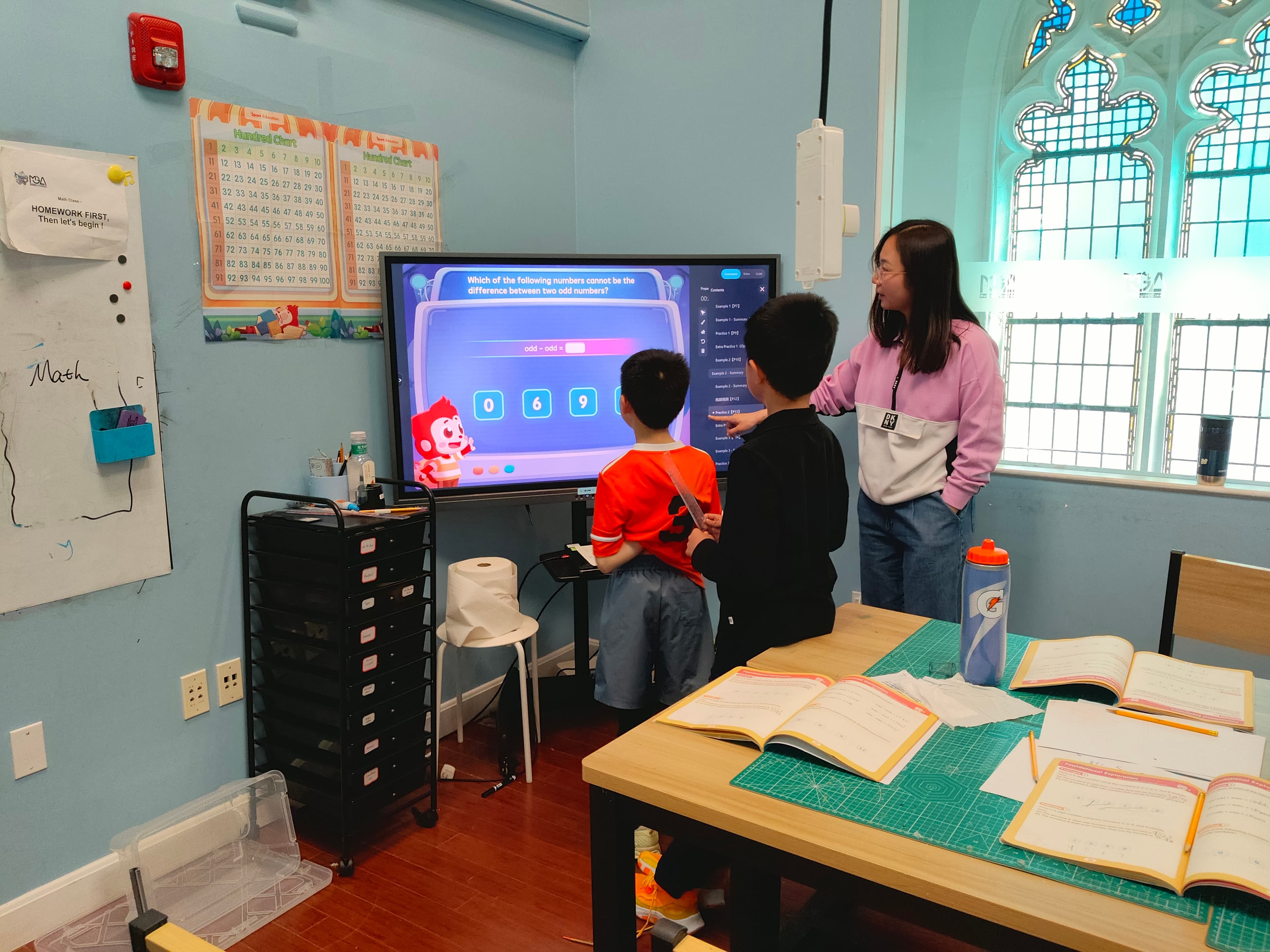 MGA math classroom highlight