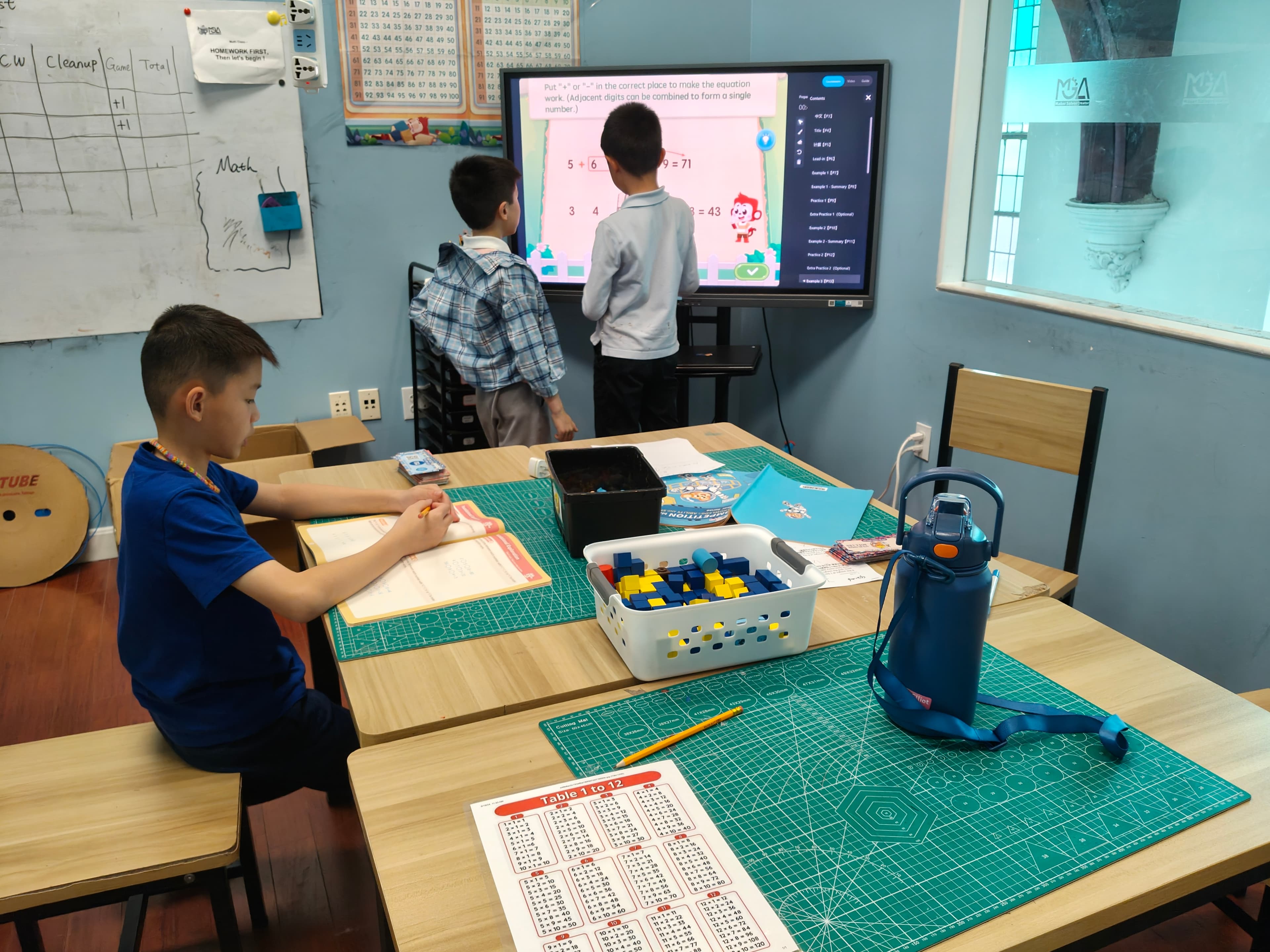MGA math classroom highlight