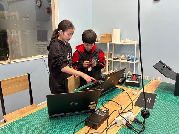 Testing the robotic hand's rock-paper-scissors gestures